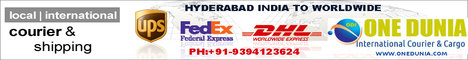 international courier company in hyderabad